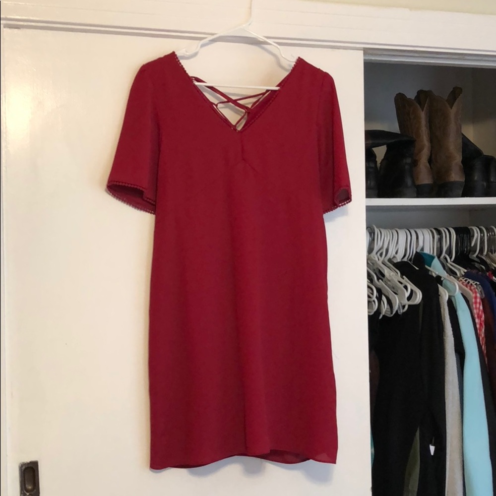 Red dress